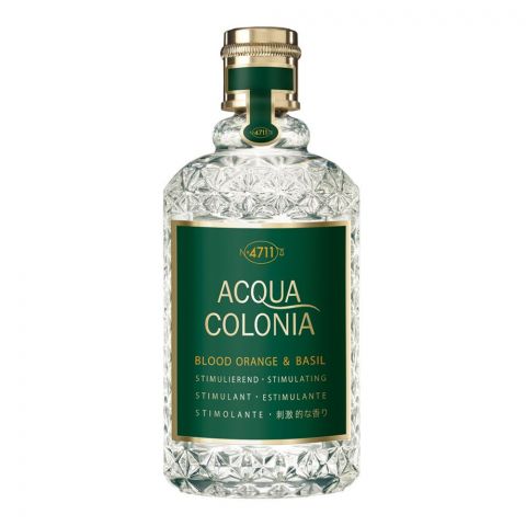 Acqua Colonia Blood Orange & Basil Eau De Cologne - Fragrance - For Men & Women - 170ml