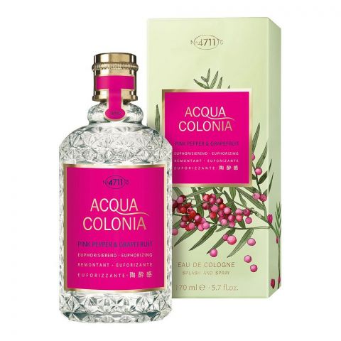 Acqua Colonia Pink Pepper & Grapefruit Eau De Cologne - Fragrance - For Men & Women - 170ml