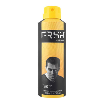 Frsh + Armaf - Perfume Deodorant - Long Lasting Body Spray - 200ML - Yellow For Men
- Party