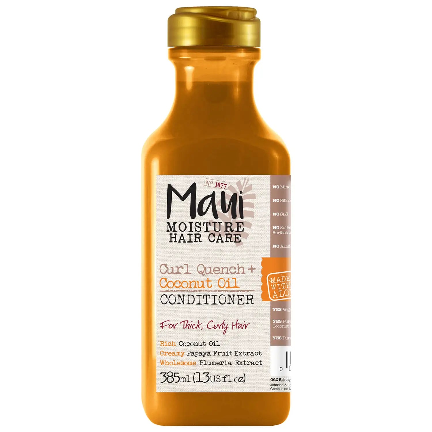 Maui Moisture - Curl Quench+ Coconut Oil Conditioner - 385ml | Jodiabaazar.com