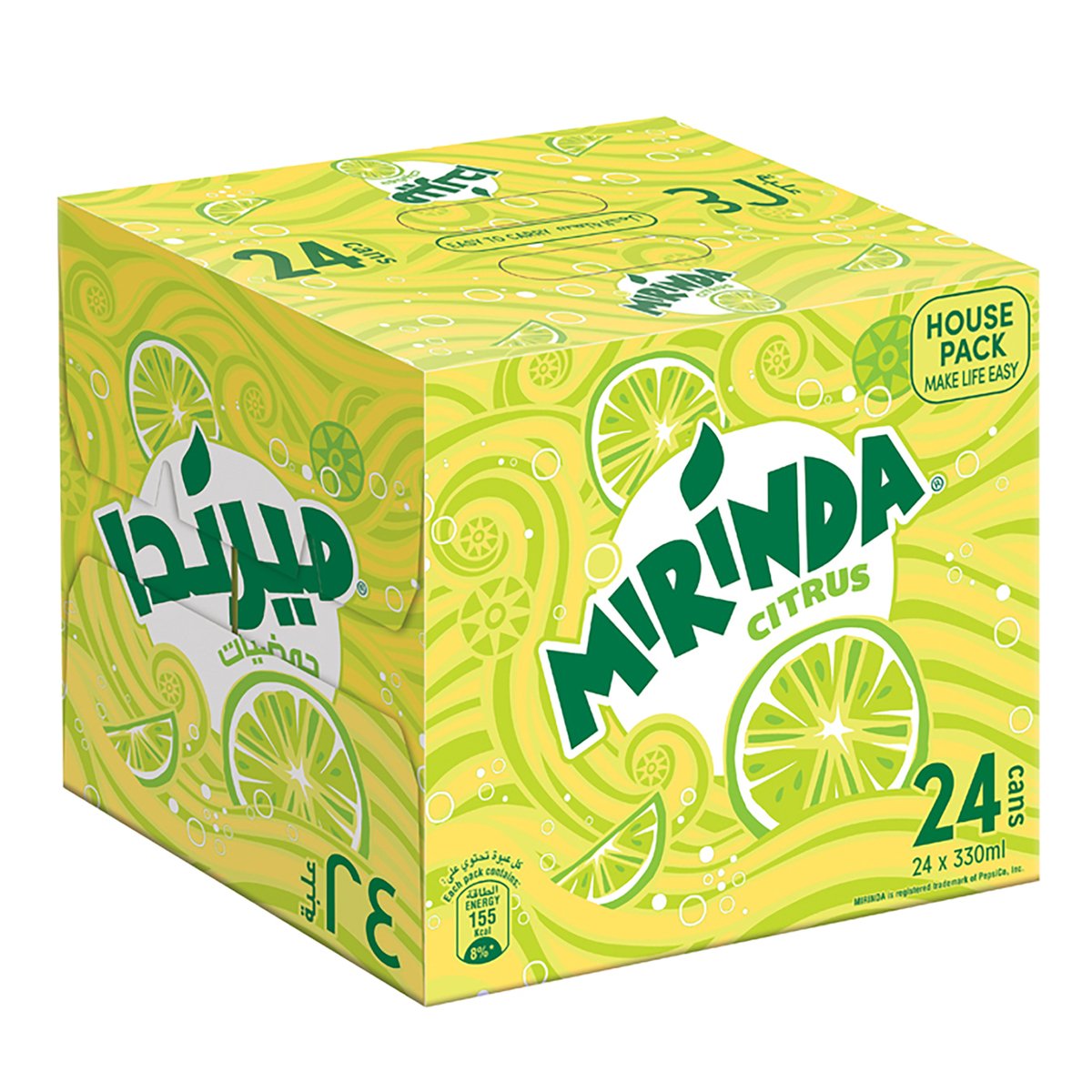 Mirinda - Citrus - 300 ML - 24 Cans (1 Full Carton) - Imported