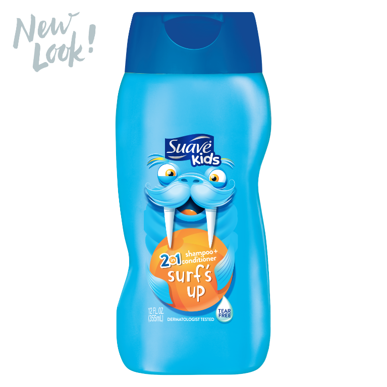 Suave Kids - Surf's Up - 2IN1 Shampoo + Conditioner - 532ML
