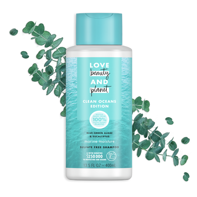 Love, Beauty & Planet - Sulfate Free -  Blue-Green Algae & Eucalyptus - Shampoo - 400 ML | Jodiabaazar.com