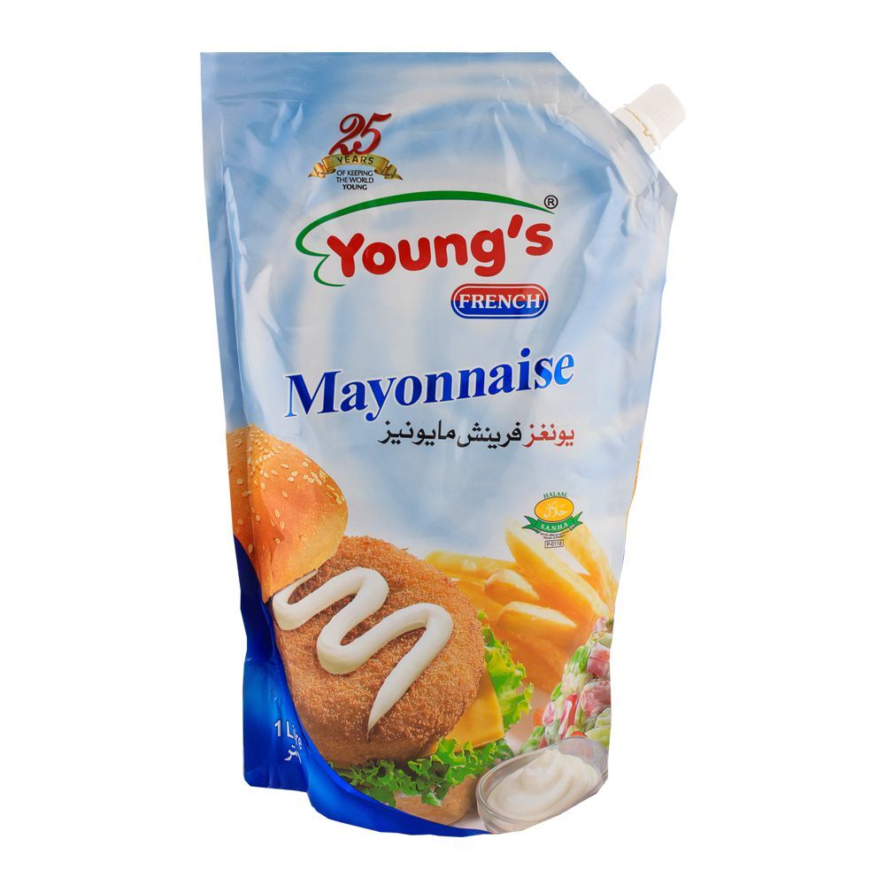 Young's - Mayonnaise - 1000gm (1KG) Pouch (4 Packs)