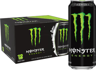 Monster Energy Drink - Green - Original - 445 ML (Pack of 12)