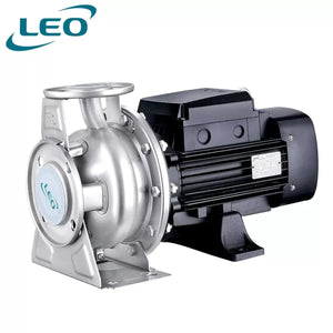 LEO - XZS-65-50-125-22 - 2200 W - 3.0 HP - Clean Water Stainless Steel HEAVY DUTY Centrifugal Pump FLANGE TYPE  - 380V~400V THREE PHASE - SIZE :- 2 1-2 " x 2 " - European STANDARD