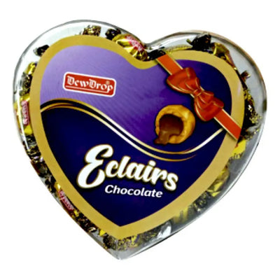 Dewdrop -  Eclairs Giftbox Heart 292Gm (New) Chocolate - Pack Of 12