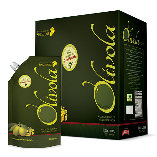 Meezan - OLIVOLA - Olives & Canola Oil - Cooking Oil - 5L