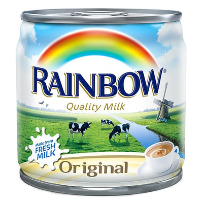 Rainbow Milk - Evaporated Milk - 170 grams - Filled Tin - Imported