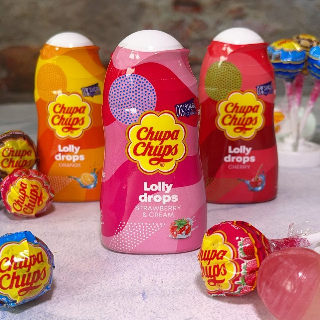 Chupa Chups - Lolly Drops - Sugar Free - Orange - 48 ML