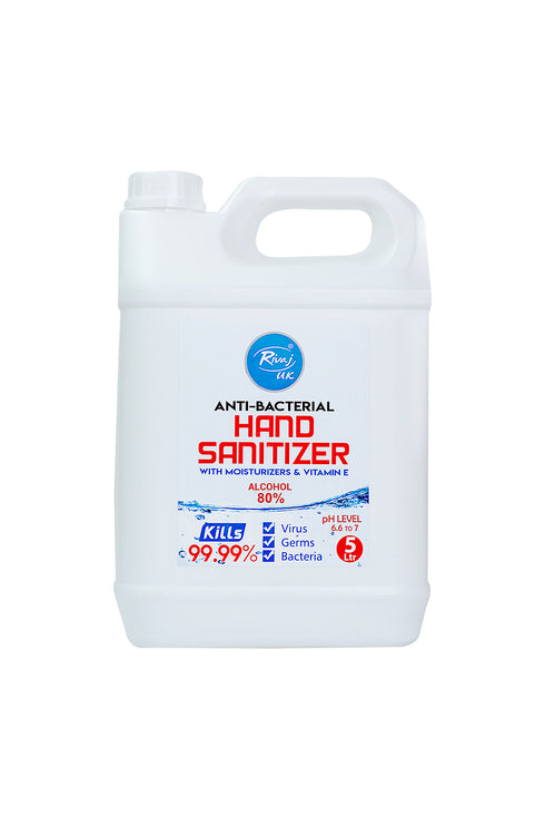 Rivaj UK - Anti Bacterial Hand Sanitizer Bottle 5 Ltr (194-23)
