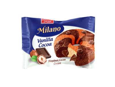 Shireen Asal - Milano - Hazelnut Cocoa Cream - Vanilla Cocoa - Donut Cake With Vanilla Cream