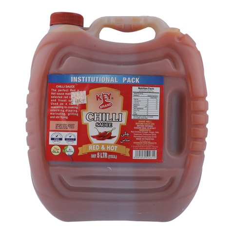 Key Brand - Chilli Sauce - Red & Hot - 5000ml (5L)