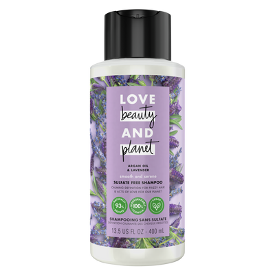 Love, Beauty & Planet - Sulfate Free -  Argan Oil & Lavender - Shampoo - 400 ML | Jodiabaazar.com