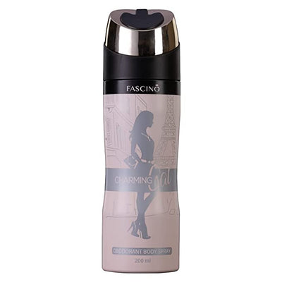Fascino - Charming Girl - Deodorant - Raspberry Honey Pink  - Body Spray - For Women (200 ml)