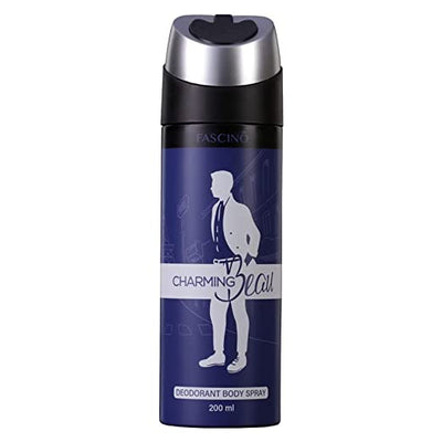 Fascino - Charming Beau - Deodorant - Fresh & Strong - Body Spray - For Men (200 ml)