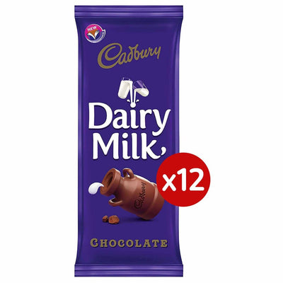 Cadbury Dairy Milk Chocolate - 85g - 12 PCs - Imported