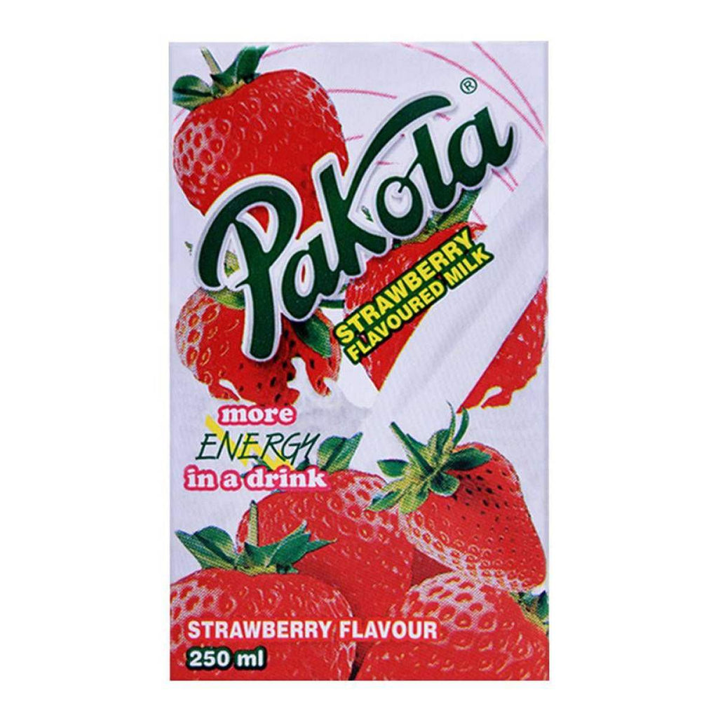Pakola - Strawberry Flavored Milk - Flavored Milk - 250mlx12 packs