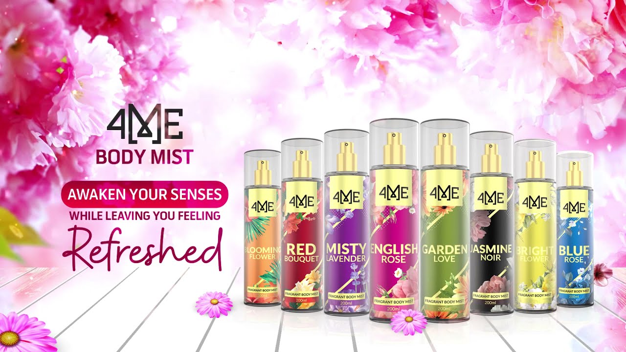 4ME - ENGLISH ROSE - Body Mist - 200ML