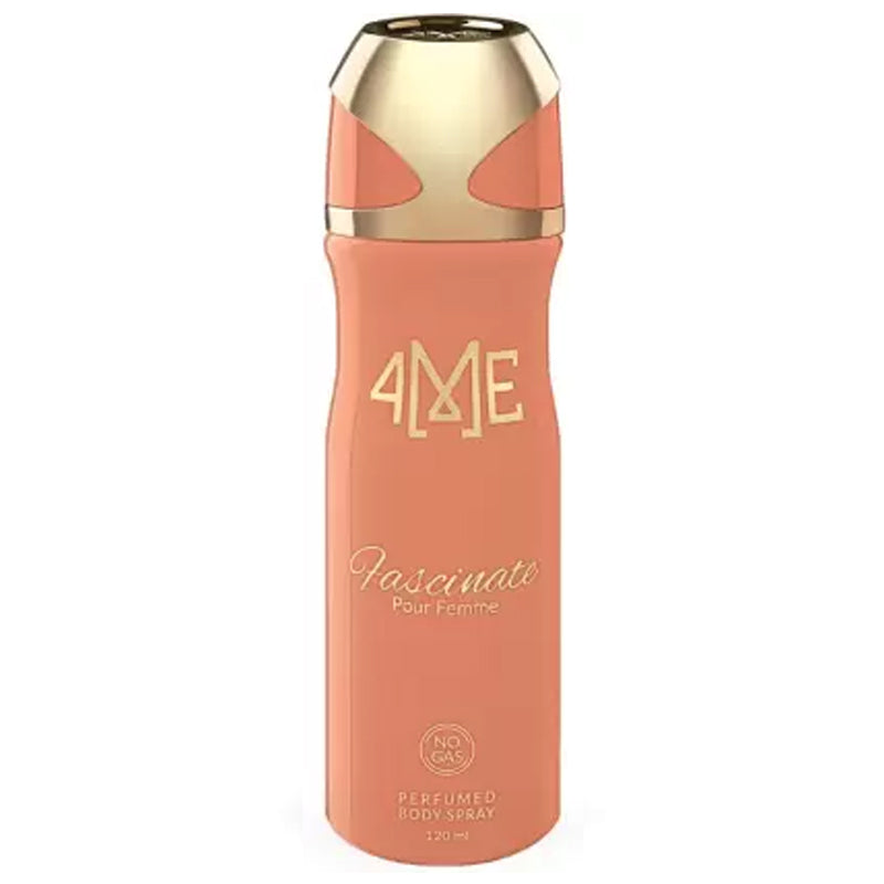 4ME - Fascinate - No Gas - Perfumed Body Spray - For Women  (120 ml)