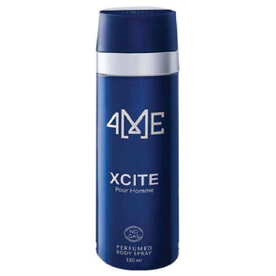 4ME - XCite - No Gas - Perfumed Body Spray - For Men  (120 ml)