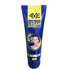 4ME - Sun Block Cream - 45 SPF - 100 ML