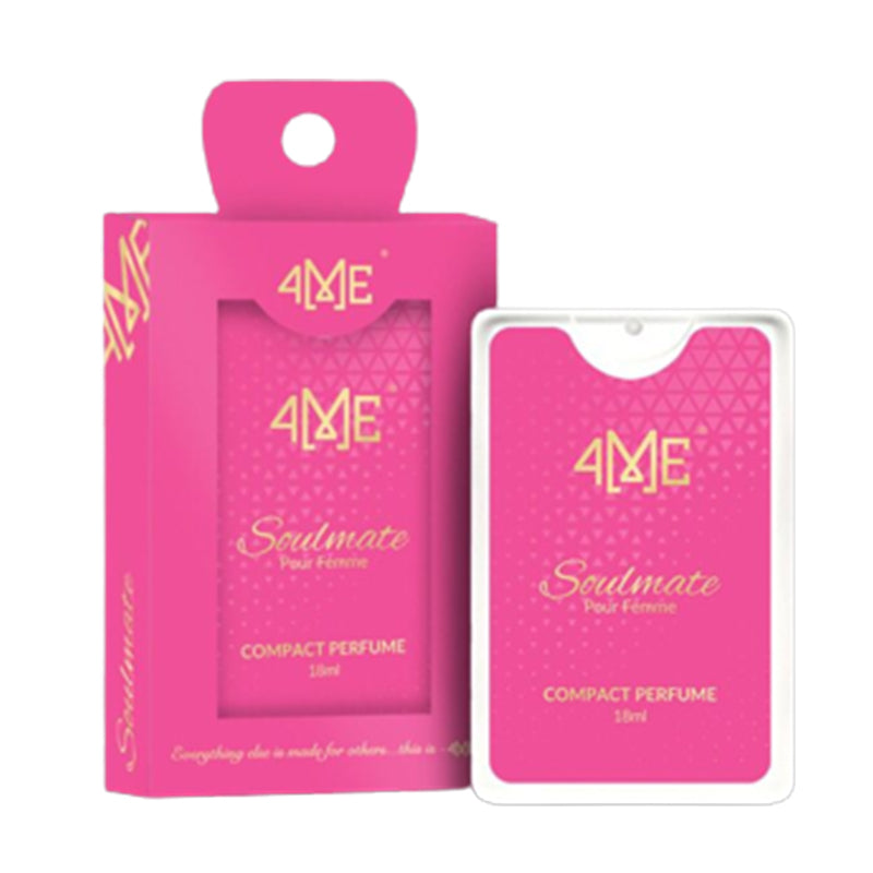 4ME - Soul Mate - Pocket Perfume - Compact Perfumed Body Spray - For Women  (18 ml)