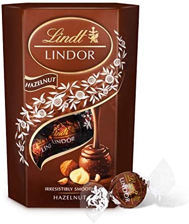 Lindt - Lindor - Hazelnut -  Ball Chocolate - Truffles Box - 200g