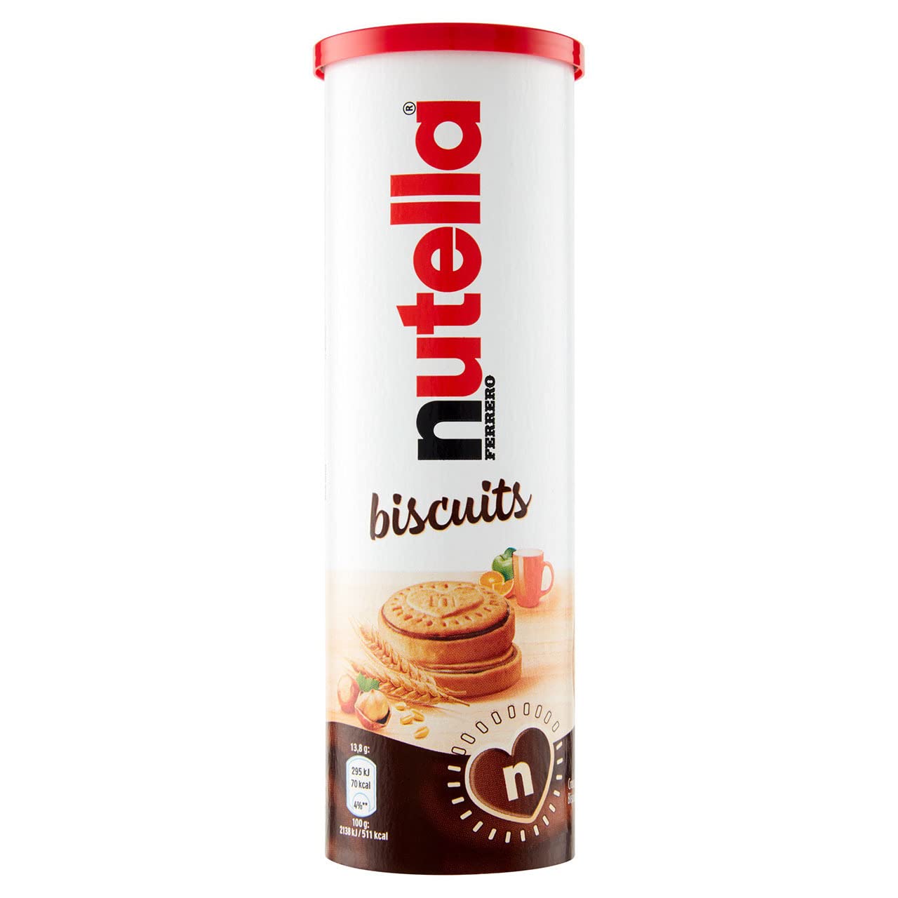 Nutella biscuits -Tube packaging - 166gr
