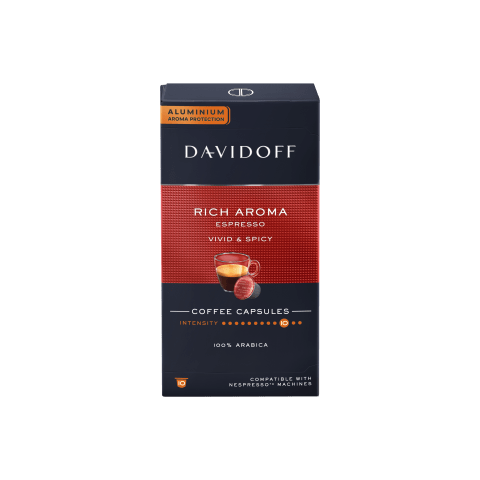 Nespresso - Davidoff - Rich Aroma - Coffee Capsule - 10 Capsules