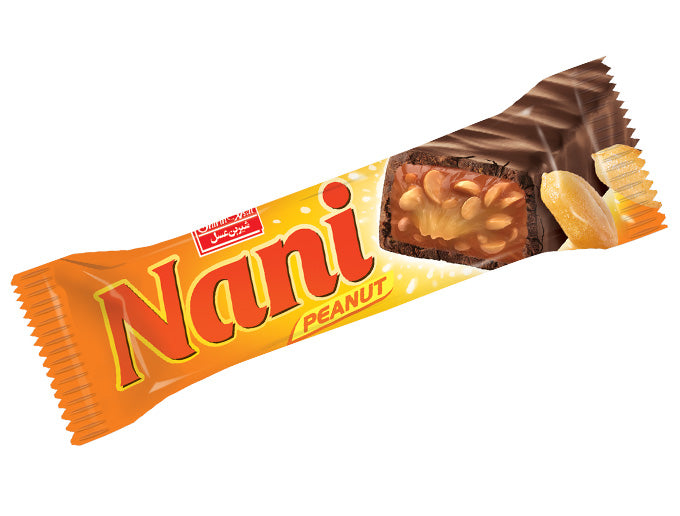 Shirin Asal - Nani - Peanut - Chocolate Bar - Box of 24