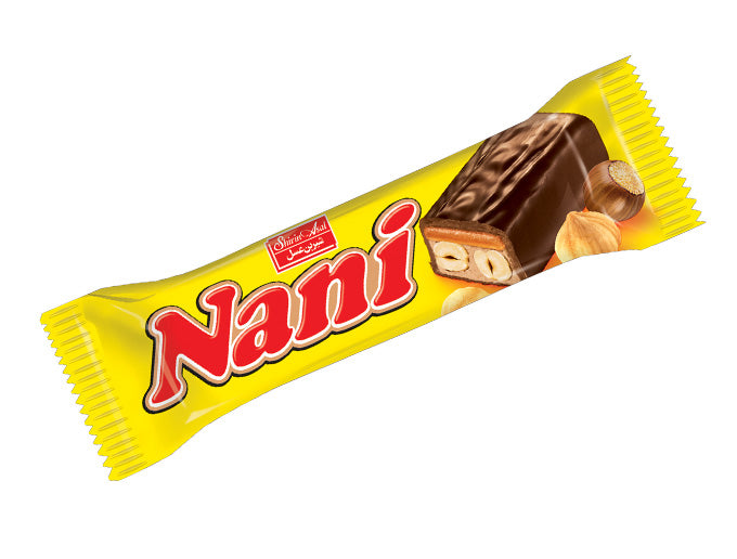 Shirin Asal - Nani - Hazelnut - Chocolate Bar - Box of 24