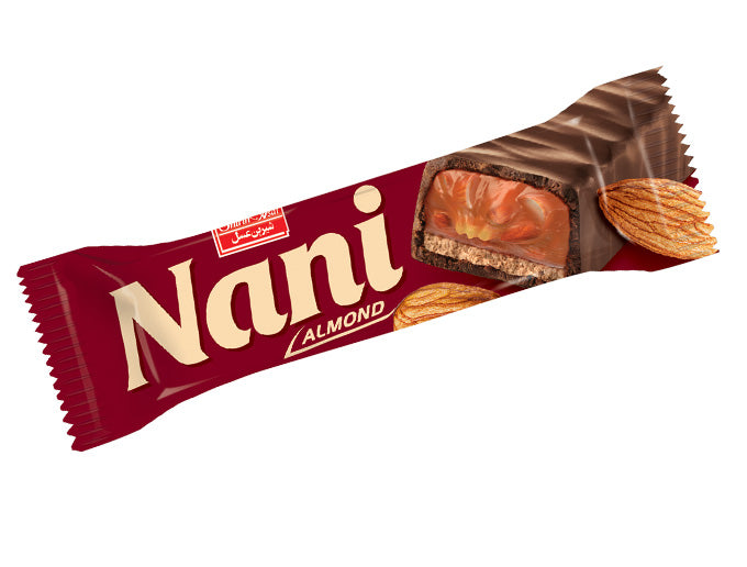 Shirin Asal - Nani - Almond - Chocolate Bar - Box of 24