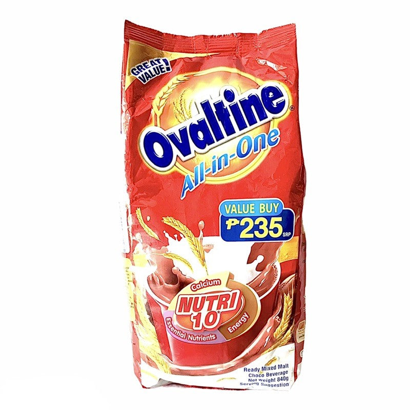 Ovaltine - Chocolate Malt Drink - Pouch - 820 gm (imported)