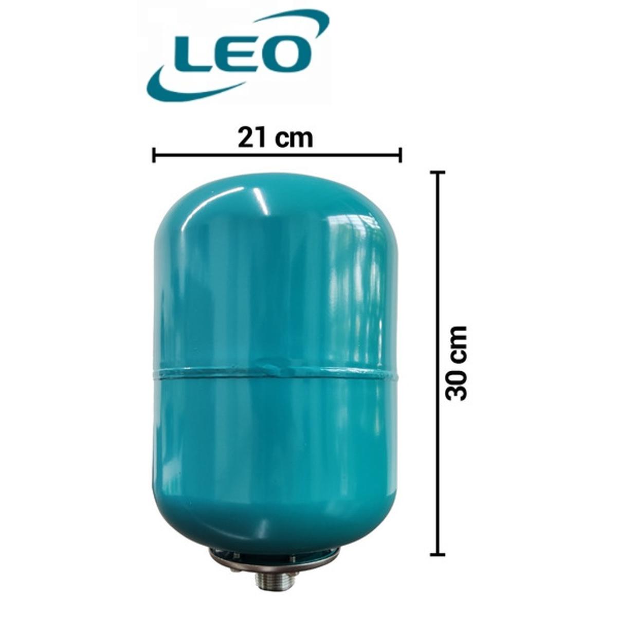 LEO - 8VT - 8 LTR PRESSURE TANK Vertical FOR Water Pump (ONLY TANK)