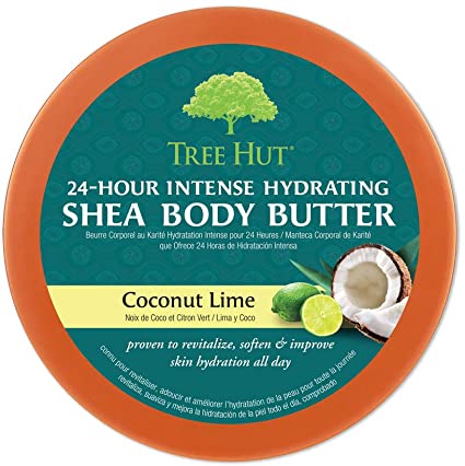 Tree Hut - 24 Hour - Intense Hydrating - Shea Body Butter - Coconut Lime, 7oz, Hydrating