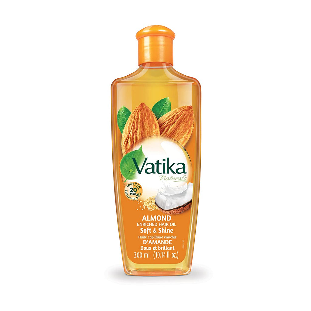 Dabur - Vatika - Naturals Enriched Hair Oil - Almond - 200 ML - 6 Bottles