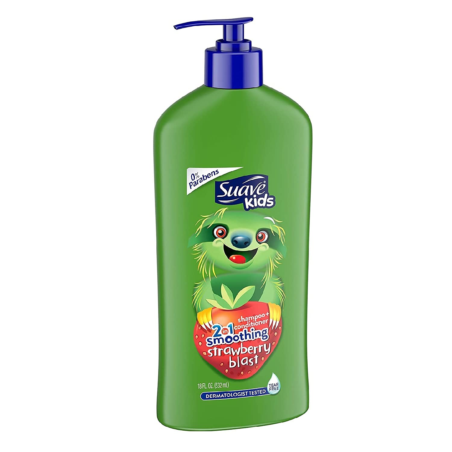 Suave Kids 2-in-1 - Strawberry Blast - Shampoo + Conditioner - 532 ML