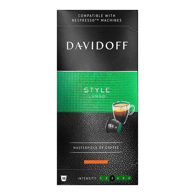 Nespresso - Davidoff - Davidoff Style - Lungo Coffee - 55 Gram - Coffee Capsule - 10 Capsules