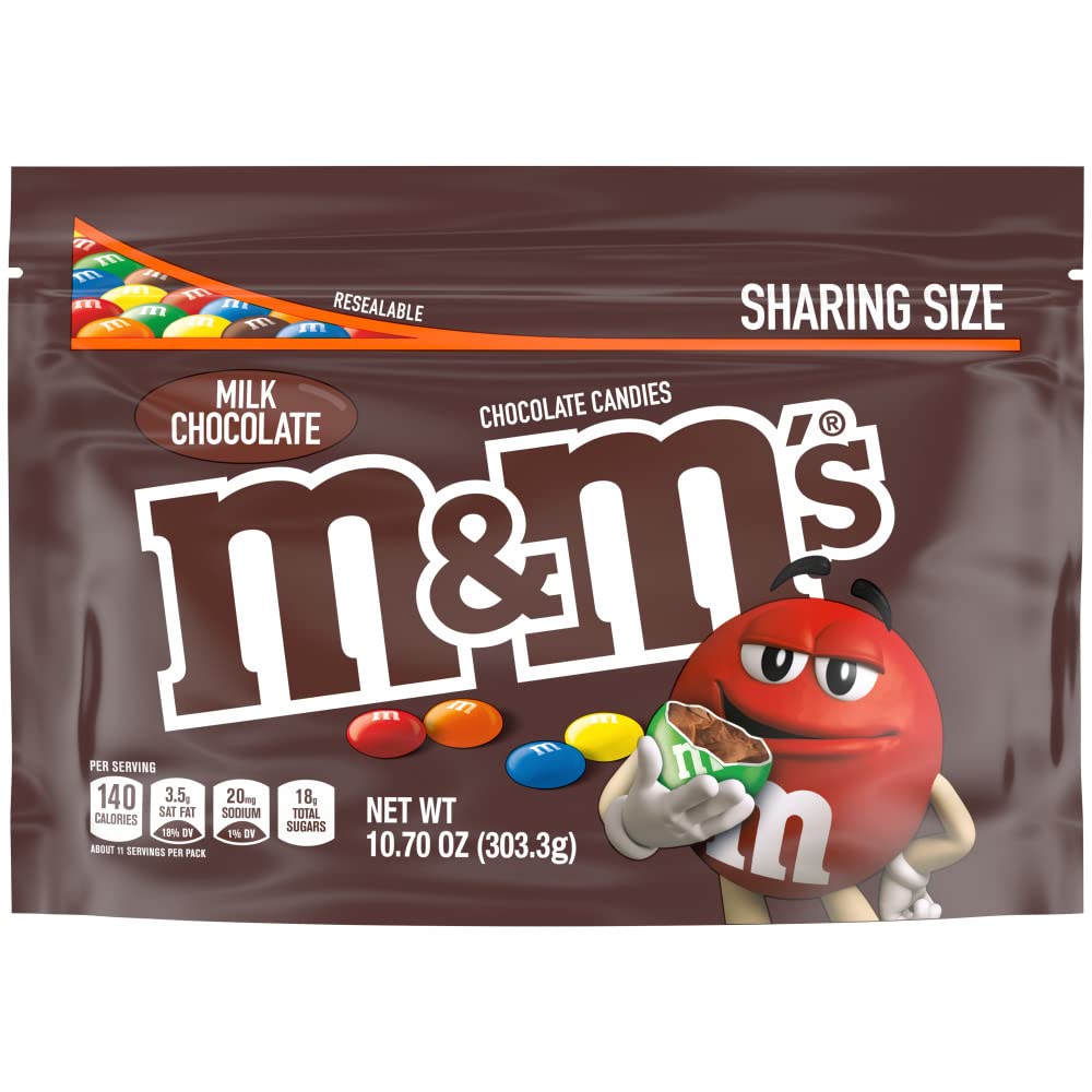 M&M's Crunchy Peanut & Milk Chocolate Bites Treat Bag 82g Box of 8 - My  Africa Caribbean