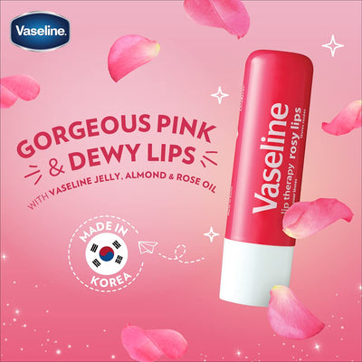 Vaseline - Lip Therapy - Rosy Lips With Petroleum Jelly - 4.8g