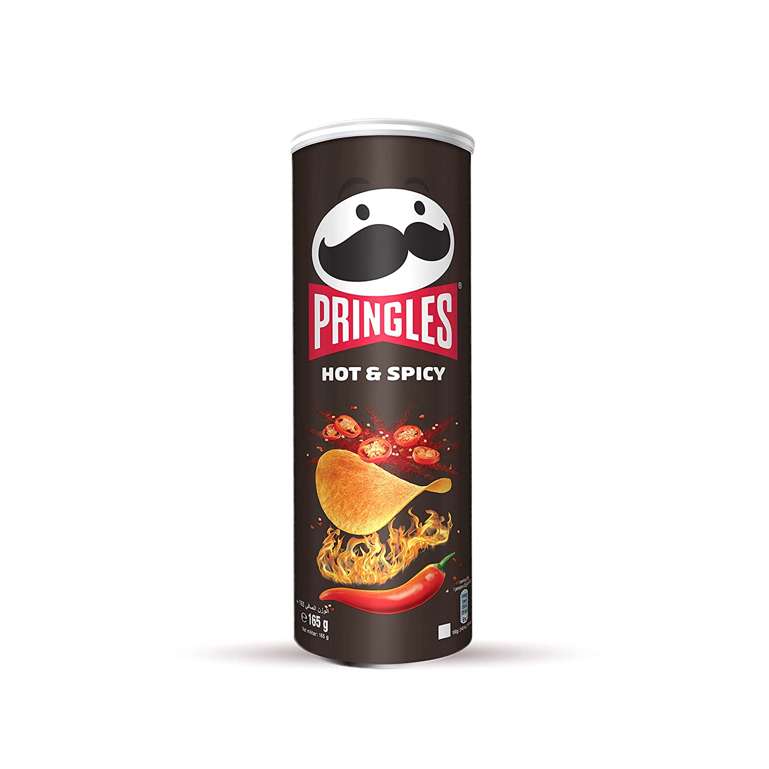 Pringles - Potato Crisps - Hot & Spicy - 165 GM