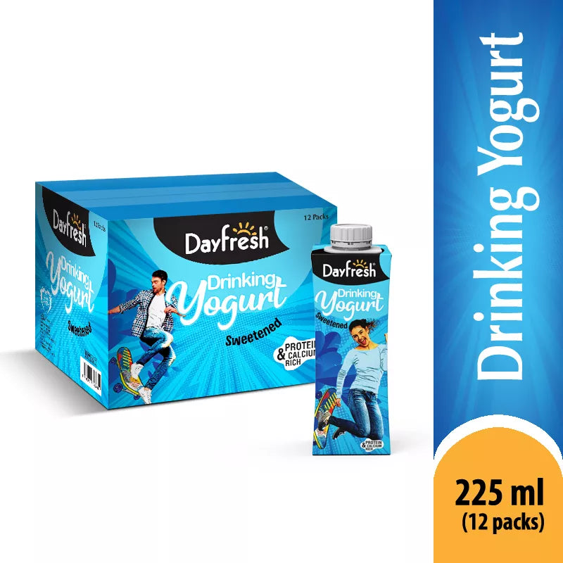 Day Fresh - Premium -Drinking Yogurt Sweetened
 - 225 ML X 12