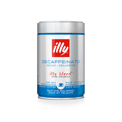 Illy - DECAFFEINATO - Roast Coffee - Ground Espresso - 250 gm