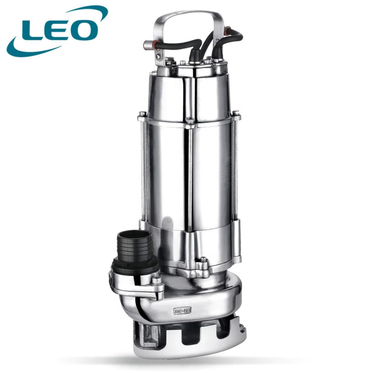 LEO - XSP-18-12-0.75S - 750 W - 1 HP - CASTED Stainless Steel Sewage Submersible Pump With FLOAT SWITCH FOR AUTOMATIC OPERATION - European STANDARD