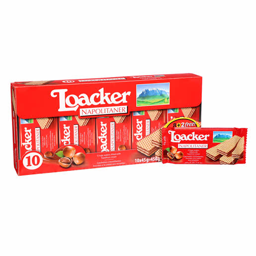 Loacker Napolitaner - Crispy Wafers - 45 GM