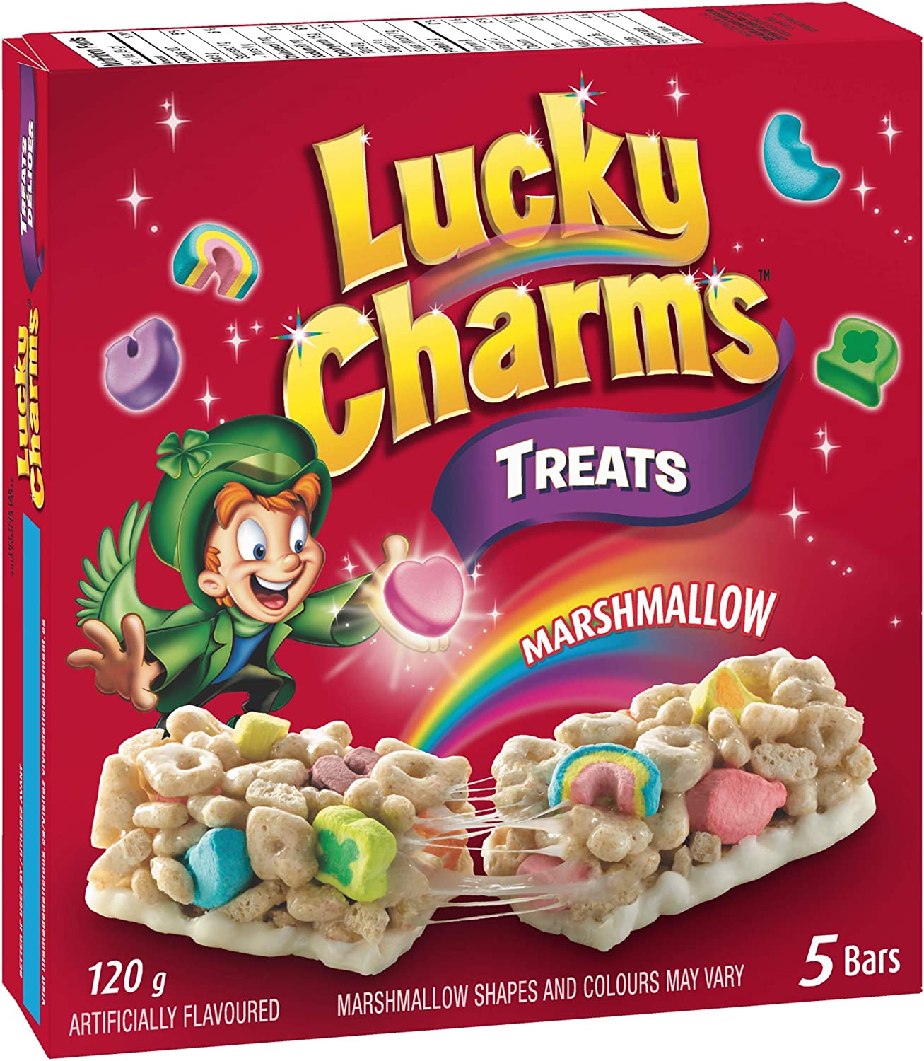Lucky Charms Cereal Bars Treats 5Count 120g