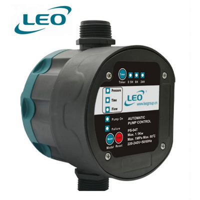 LEO - PS-04T - ELECTROMAGNETIC PRESSURE SWITCH FOR AUTOMATIC Pump CONTROL IN DOMESTIC Water UNIT With NON RETURN VALVE INCLUDING CABLE - European STANDARD