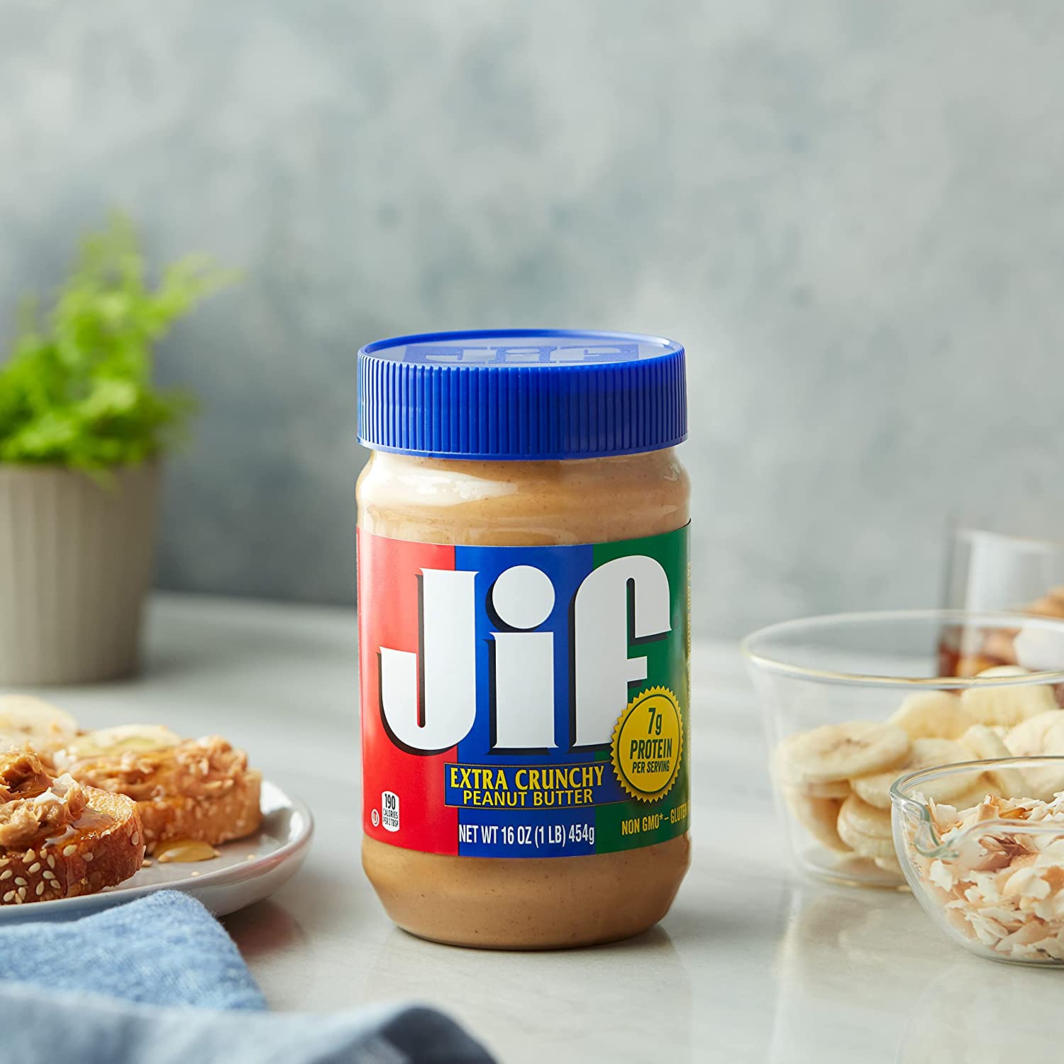 Jif - Extra Crunchy - Peanut Butter Spread - 454 gm