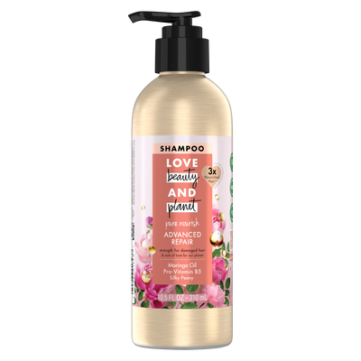 Love, Beauty & Planet - Sulfate Free -  Moringa Oil & Pro-Vitamin B5 - Shampoo - 400 ML | Jodiabaazar.com